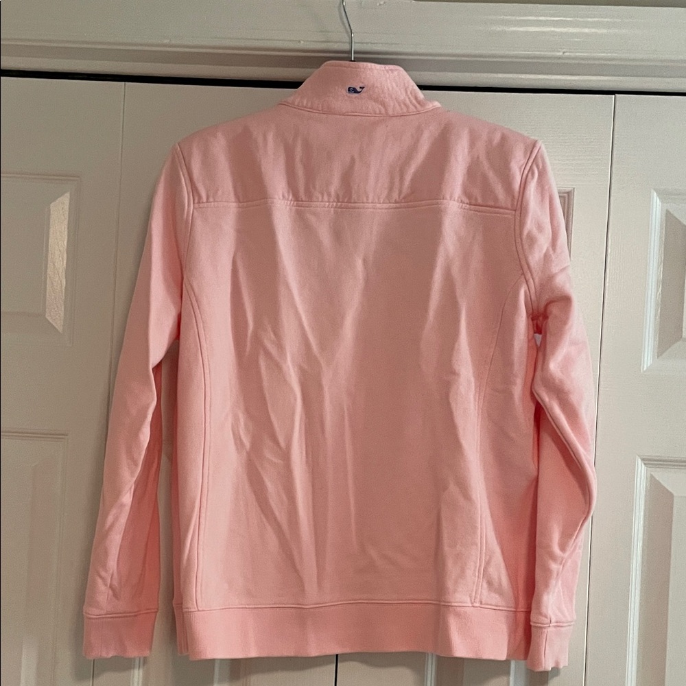 Vineyard Vines Light Pink Quarter-Zip Pullover - Picture 3 of 4